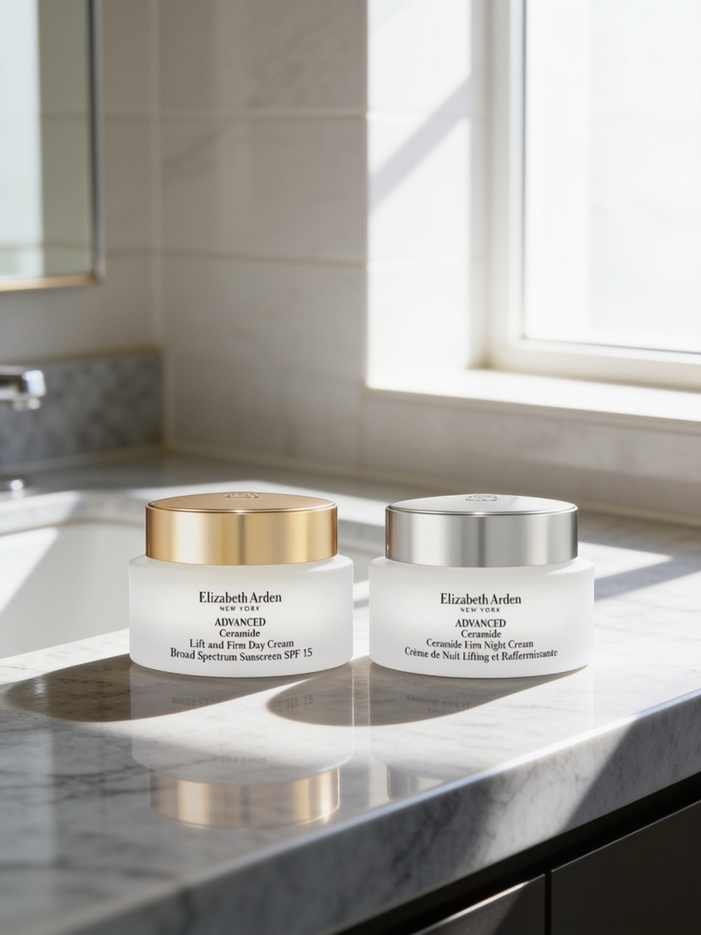 $185 Elizabeth Arden Advanced Ceramide Lift and Firm Day and Night Cream Set